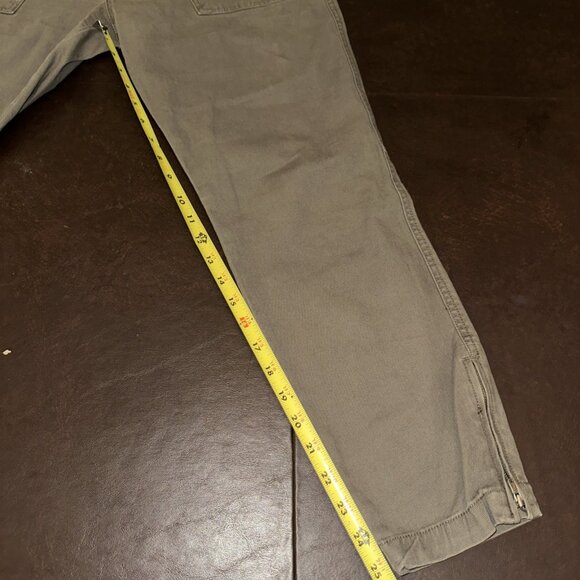 Gap Womens Gray Denim Pants With Pockets & Ankle Zippers Size 12 - Picture 5 of 7